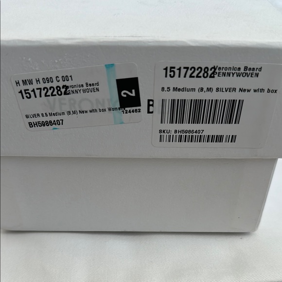 Veronica Beard Silver Loafers - Picture 6 of 6